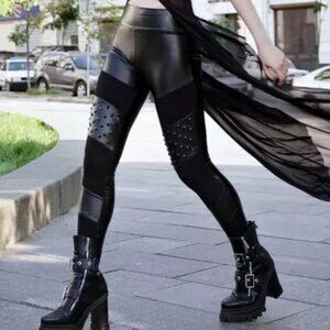 Killstar rock city leggings black -KSRA002019-